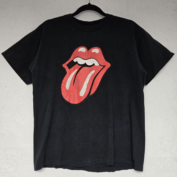 Original Rolling Stones 97 Vintage Tour Shirt Large Single Stitch Rock Iconic